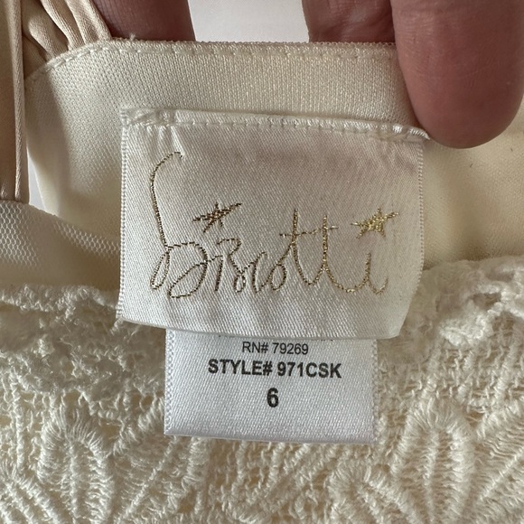 Biscotti Cream and Beige Dress Kids Size 6 - Picture 5 of 5